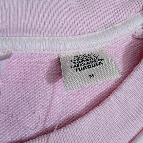 Levi's Sweatshirt Relaxed Fit Pink Red Women's Size Medium M Brushed Fleece New - Picture 11 of 15